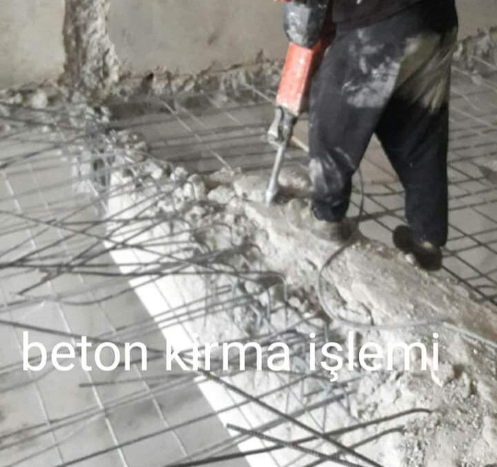 beton kırımı